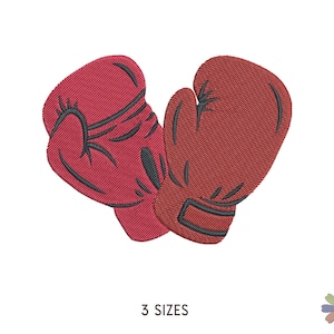 Boxing Gloves Equipment Embroidery Design Onni. Machine Embroidery Sport Pattern. Instant Download Digital File