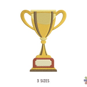 Winner Champion Cup Award Stickmuster Twinni. Maschinenstickerei Sport Muster. Multi Format Dateien. Sofortiger Download Digitale Datei