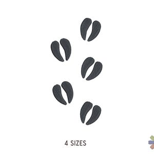 Deer Footprints Embroidery Design: Animals Scene (Multi Format Pattern)