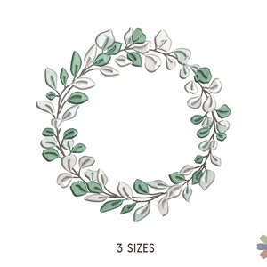 May include: A wreath of green and white leaves, perfect for adding a touch of nature to your home decor.