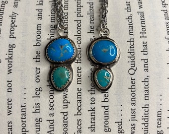 Double-Stone Turquoise Necklaces