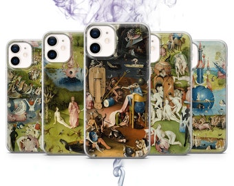 Hieronymus Bosch Phone Case Renaissance Art Cover for iPhone 15, 14, 13, 12, Samsung A13, A34, S22, S23, A53, Huawei P50, Pixel 6, 7, 8