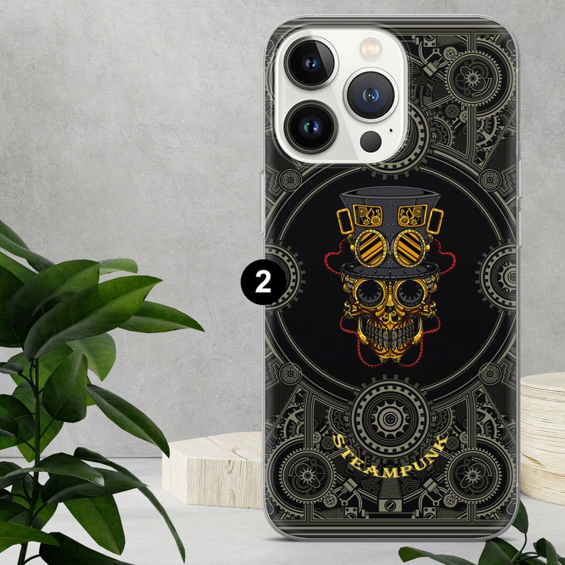 Steampunk Phone Case Dark Fantasy Cover for Iphone 14 13 12 - Etsy