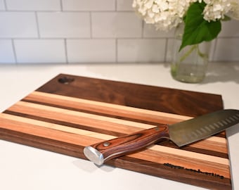 Handgemaakte houten snijplank