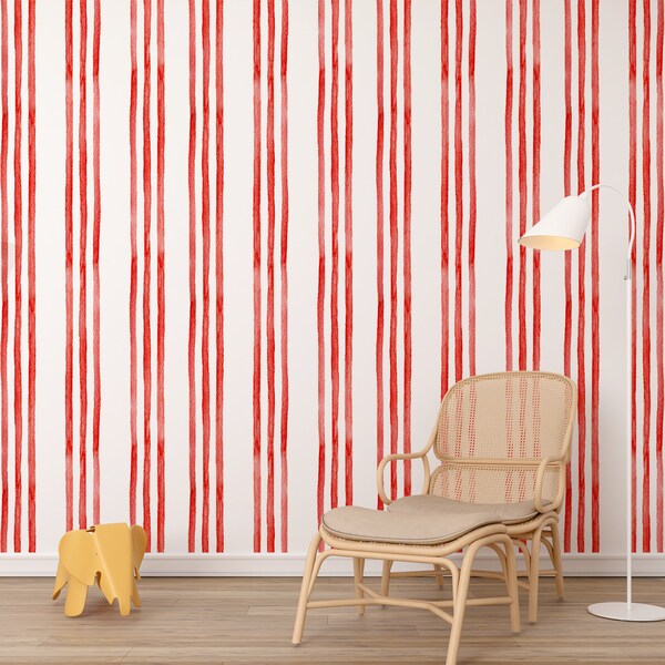 Vertical Stripe Wallpaper - Etsy