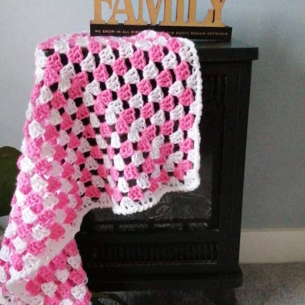 Granny Square Blanket Etsy UK