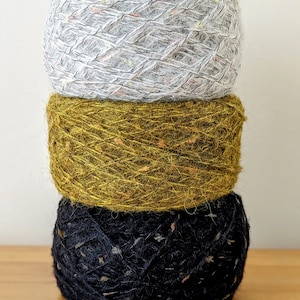 Super soft alpaca tweed yarn, 68% Alpaca, 100g/320m