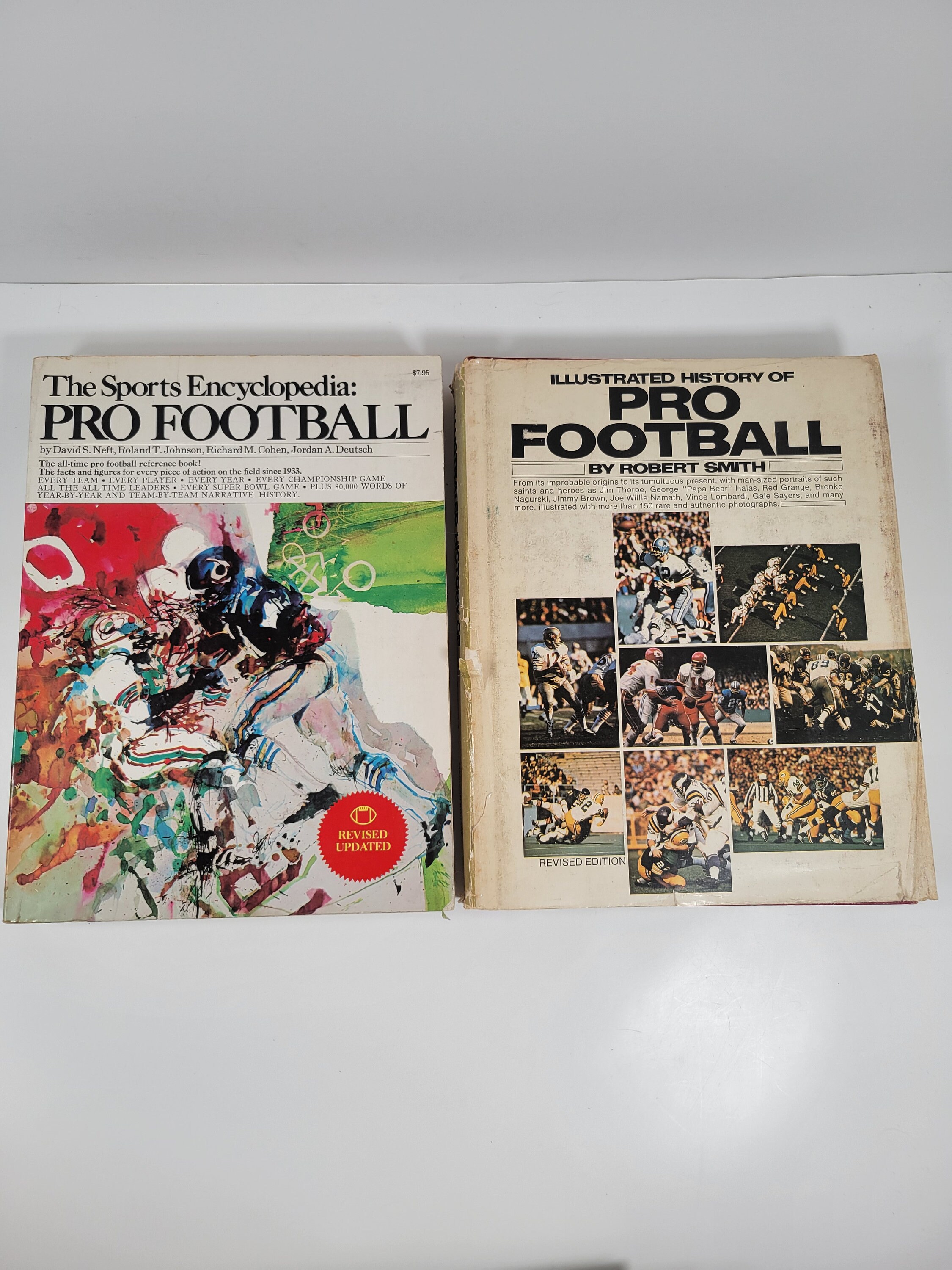 Books Vintage SPORTS Gift for Him RARE NFL Pro Football Book Gift for