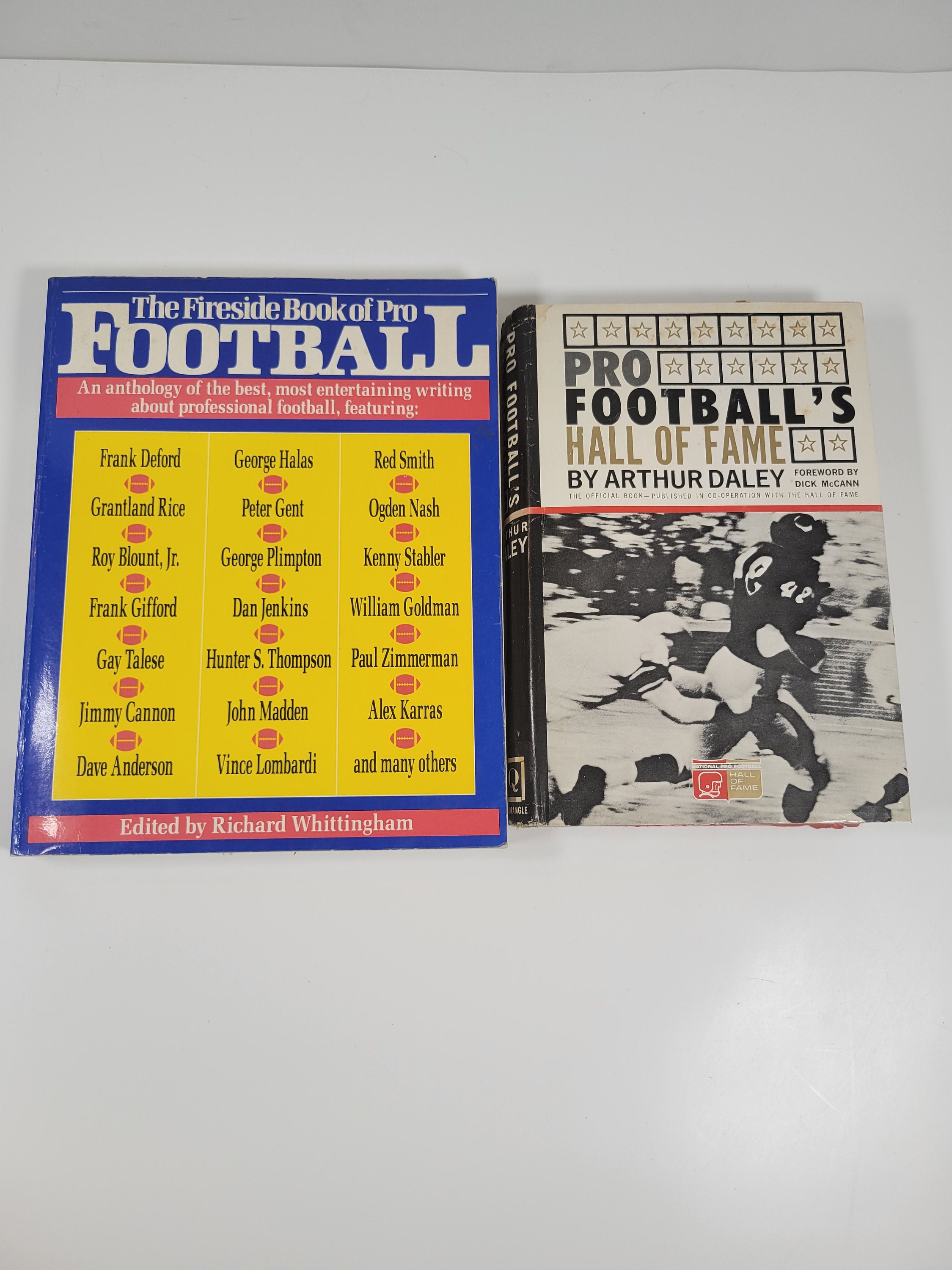 Books Vintage SPORTS Gift for Him RARE NFL Pro Football Book Gift for