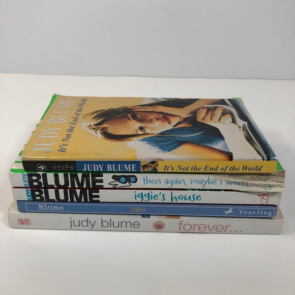 Books Used Books JUDY BLUME YA Young Adult Teens and Tweens Teen Girl Gift for Her Book Lover Fiction Book Gift for Daughter Love Reading