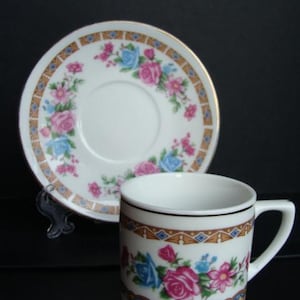 Chinese porcelain cup and saucer