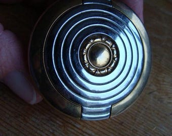 Vintage two-tone pill box