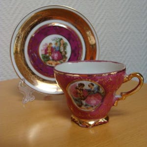 Rococo cup and saucer