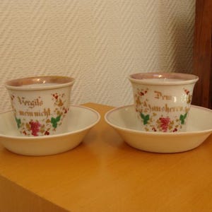 KPM 19th century porcelain cup and saucer