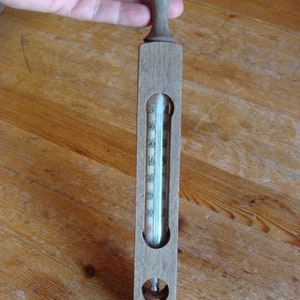 Thermomètre Black à poser en bois : déco made in France
