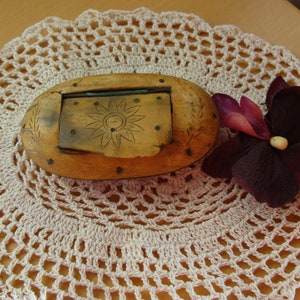 Vecchia tabacchiera in corno