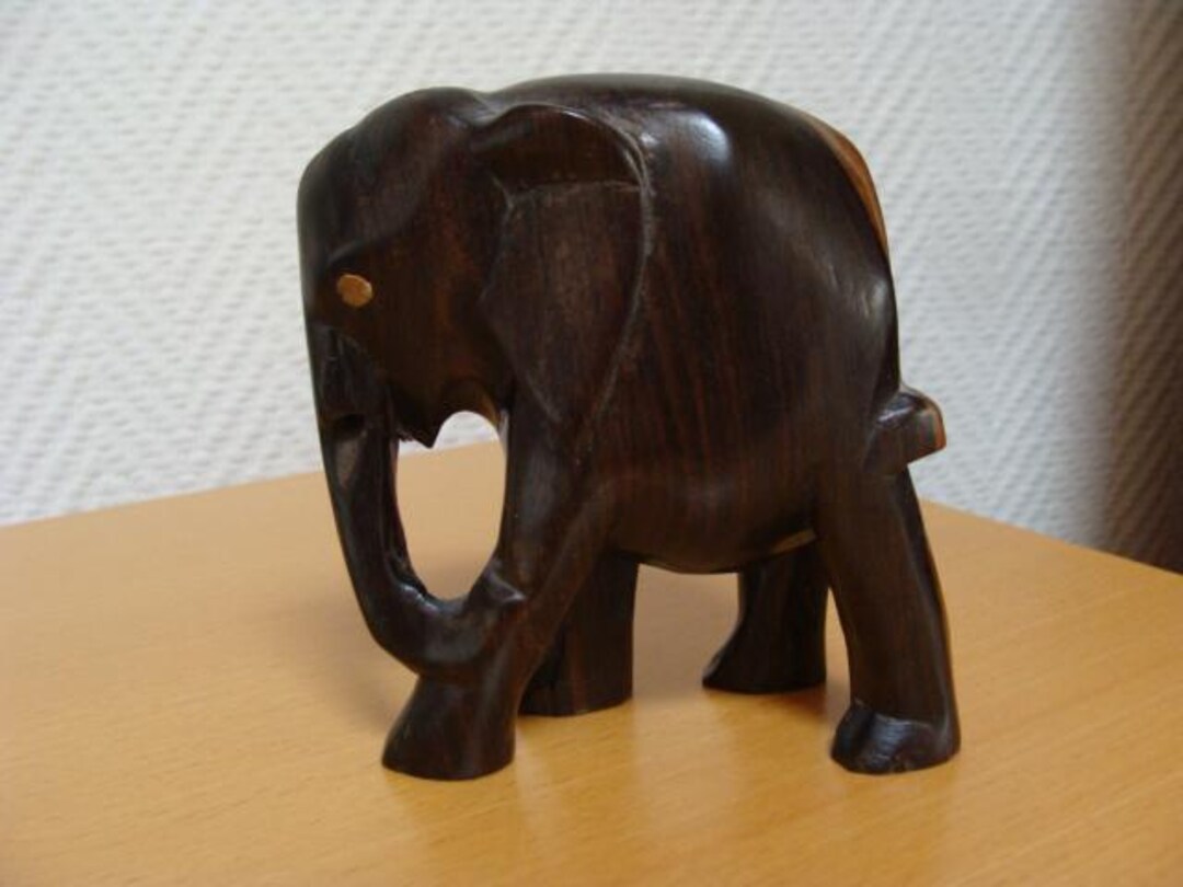 アフリカの木製象 - Etsy 日本
