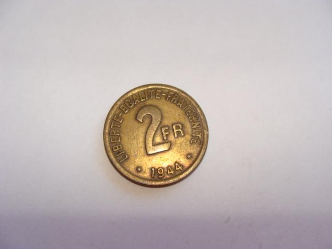 コイン 2 Fr フリー フランス 1944 - Etsy 日本