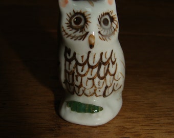 Vintage ceramic miniature owl