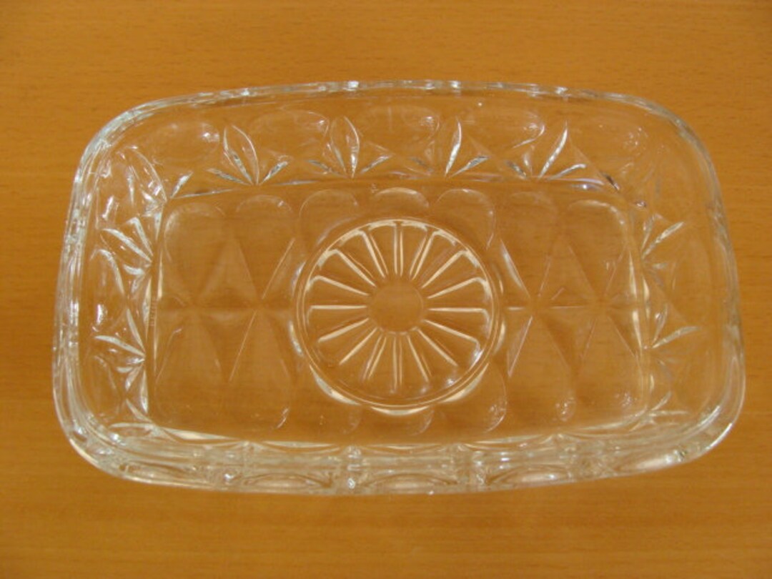 Rectangular Ramekins Vintage Rectangular Glass Ramekin With Rosette Decoration - Etsy