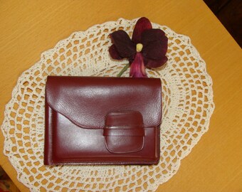 Vintage leather card holder