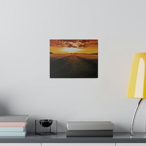 Sunset in a Wheat Field