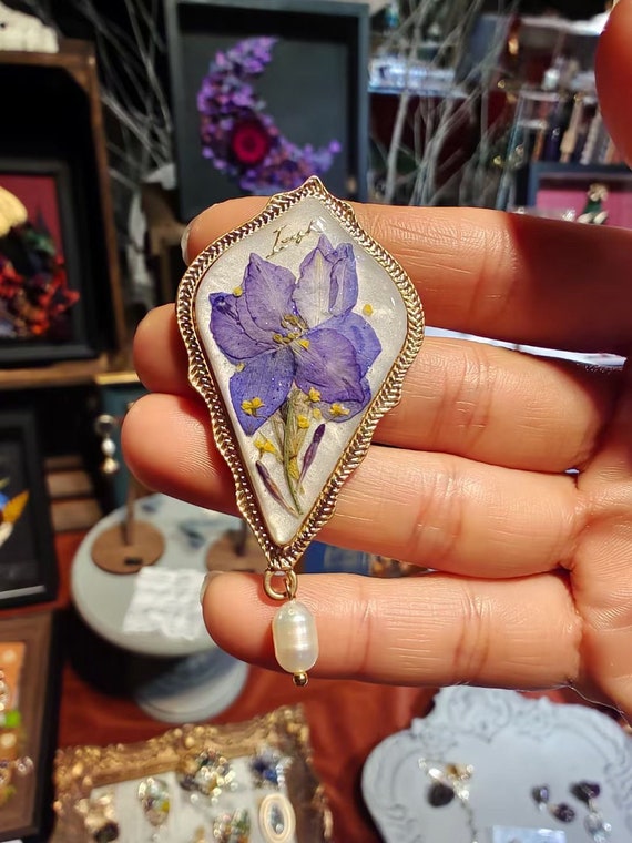 Victorian Vintage Style Flower Rose Garden Brooch/victorian Flower