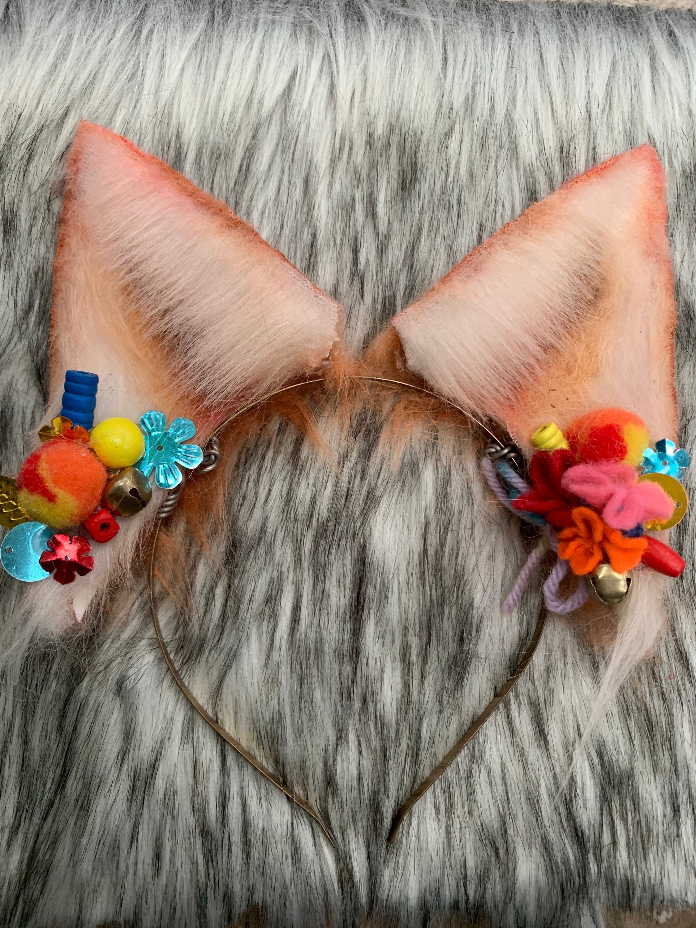 Custommade Faux Fur Animal Ears Etsy