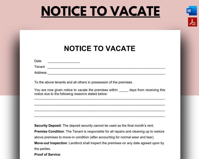 Spectacular Can A Notice To Vacate Be Withdrawn Moment Collection Spectacular Can A Notice To Vacate Be Withdrawn Moment Collection
