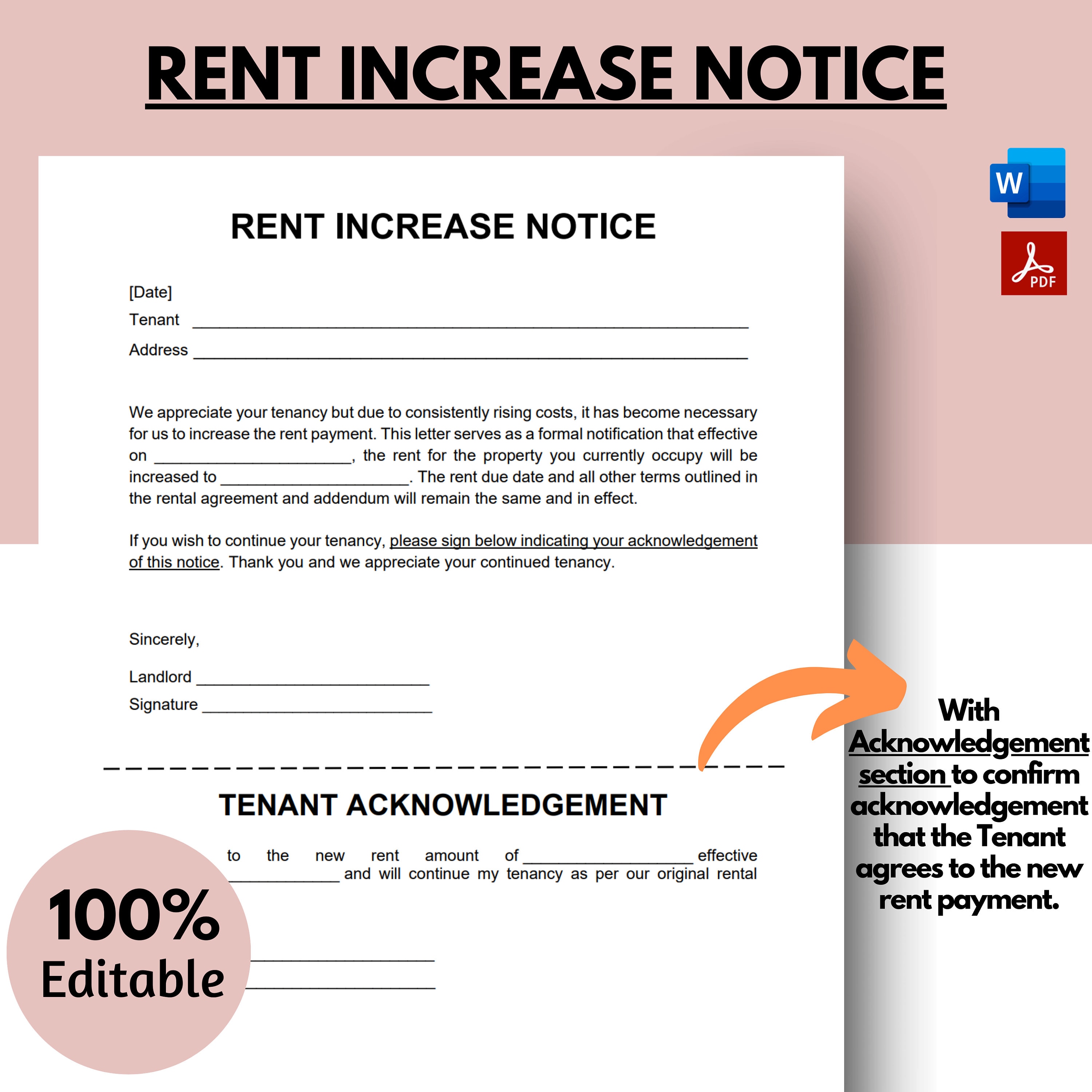 Rent Increase Notice Rent Increase Letter Rent Increase Form rent-increase-notice-rent-increase-letter-rent-increase-form