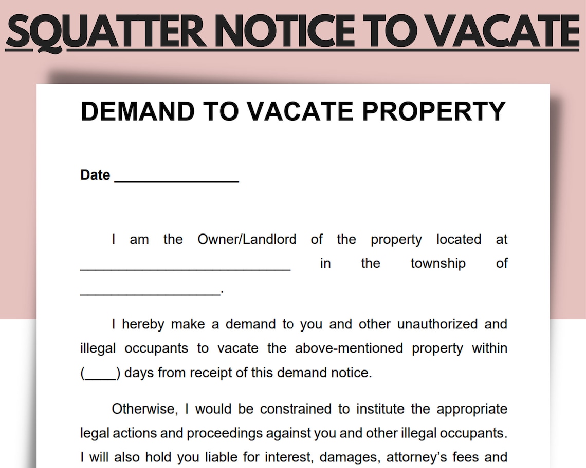 notice-to-vacate-by-owner-for-squatters-notice-to-vacate-etsy