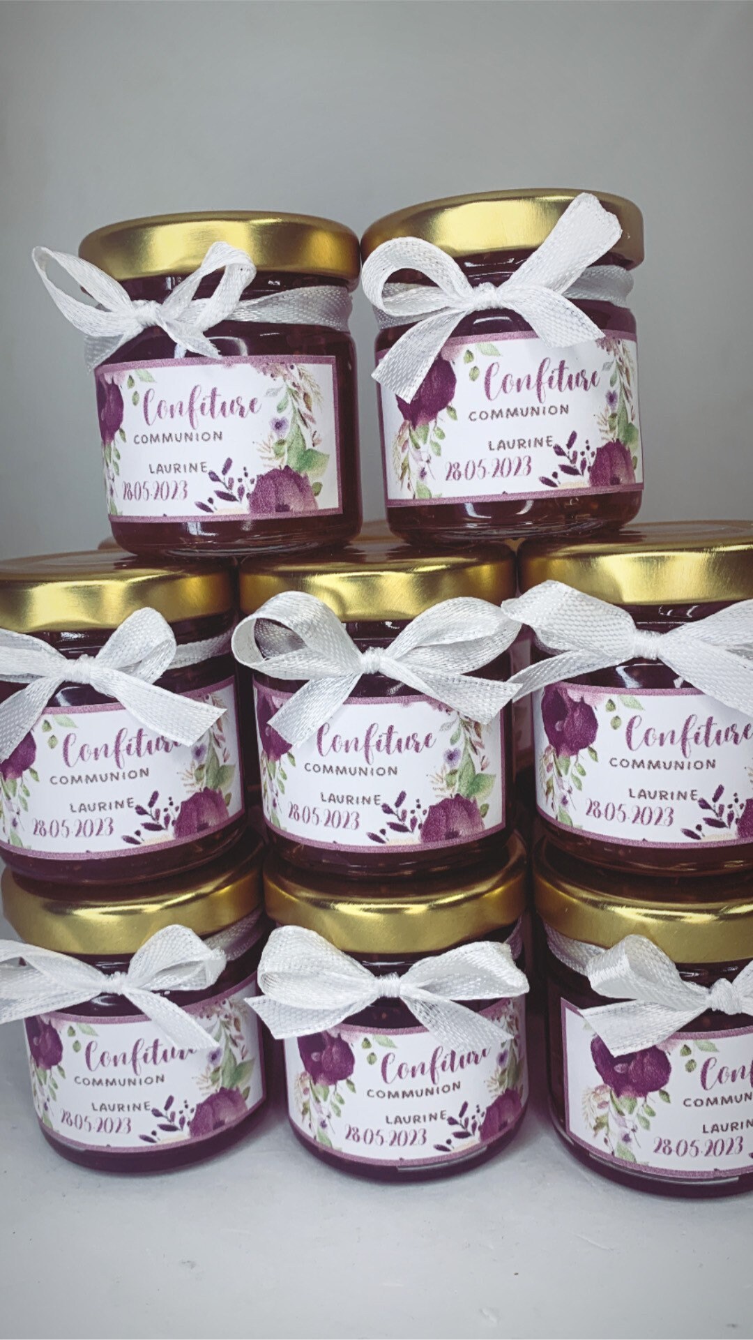 Personalized Mini Jam Wedding Favors Guest Gifts Etsy