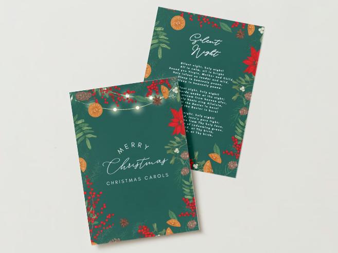 Christmas Carols Booklet | Printable Christmas Caroling Book ...