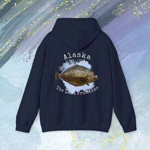 Alaska Halibut Fishing - Unisex Heavy Blend Hooded Sweatshirt