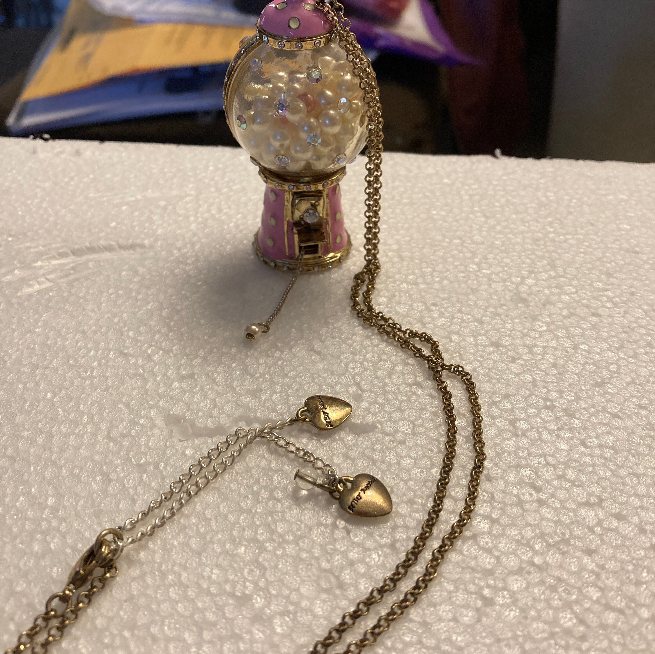 Betsey Johnson Gum Ball Pendant Etsy