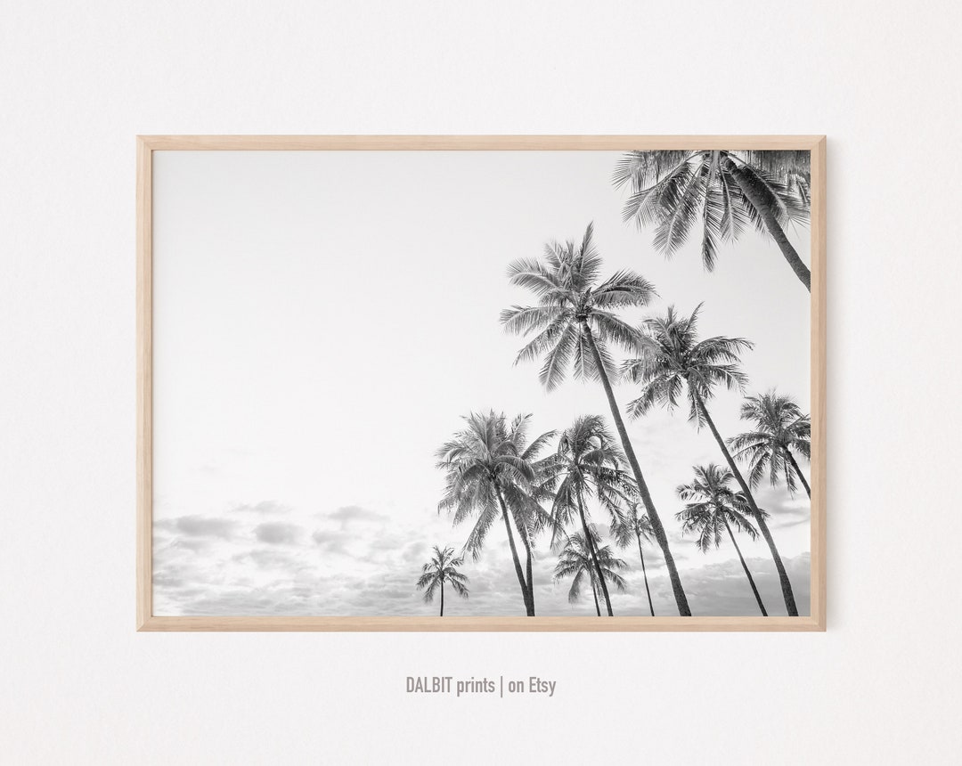 Digital Tropical Wall Art, Horizontal Wall Art, Tropical Digital Art