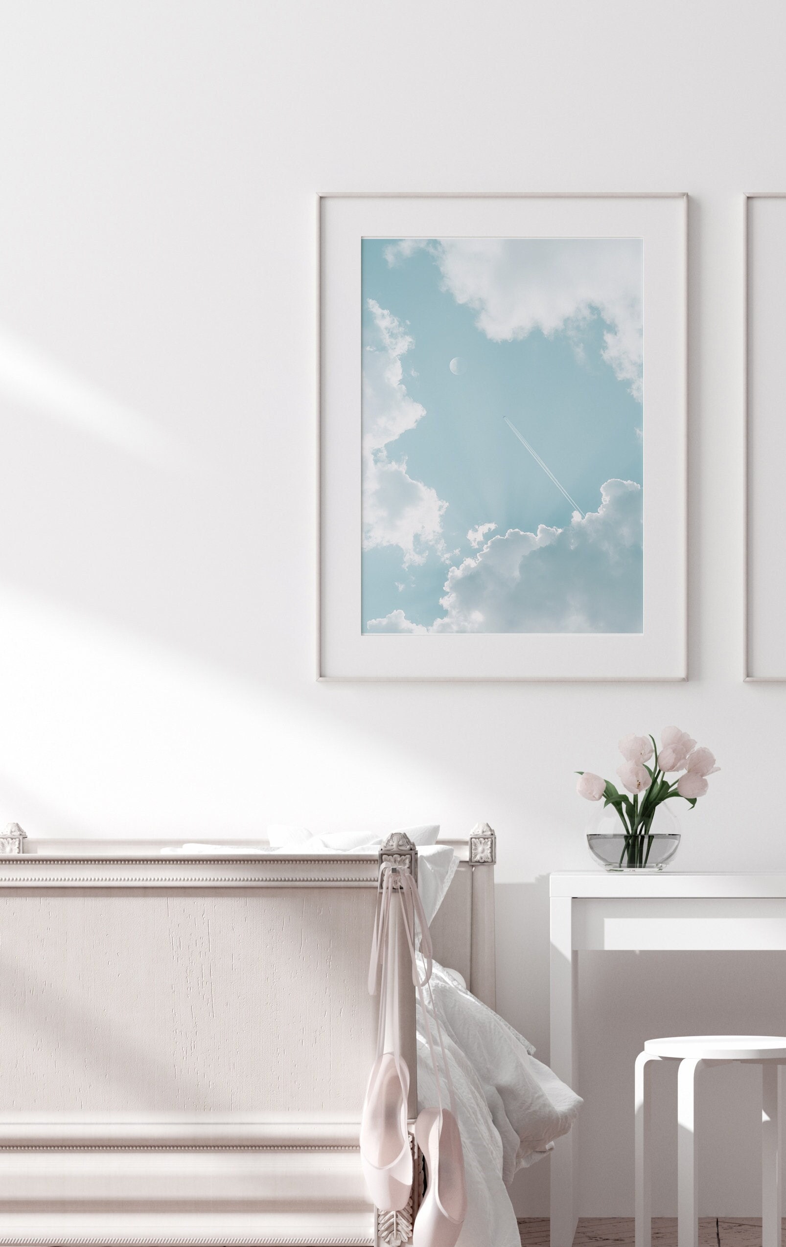 Blue Art Print Blue Digital Download Minimalist Wall Decor - Etsy