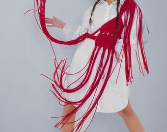 ÉPAULES EN MACRAMÉ, accessoires bohèmes, tenue de FESTIVAL, tenue de plage, tour de cou en macramé bohème, tenue rave, collier en macramé, tenue à franges