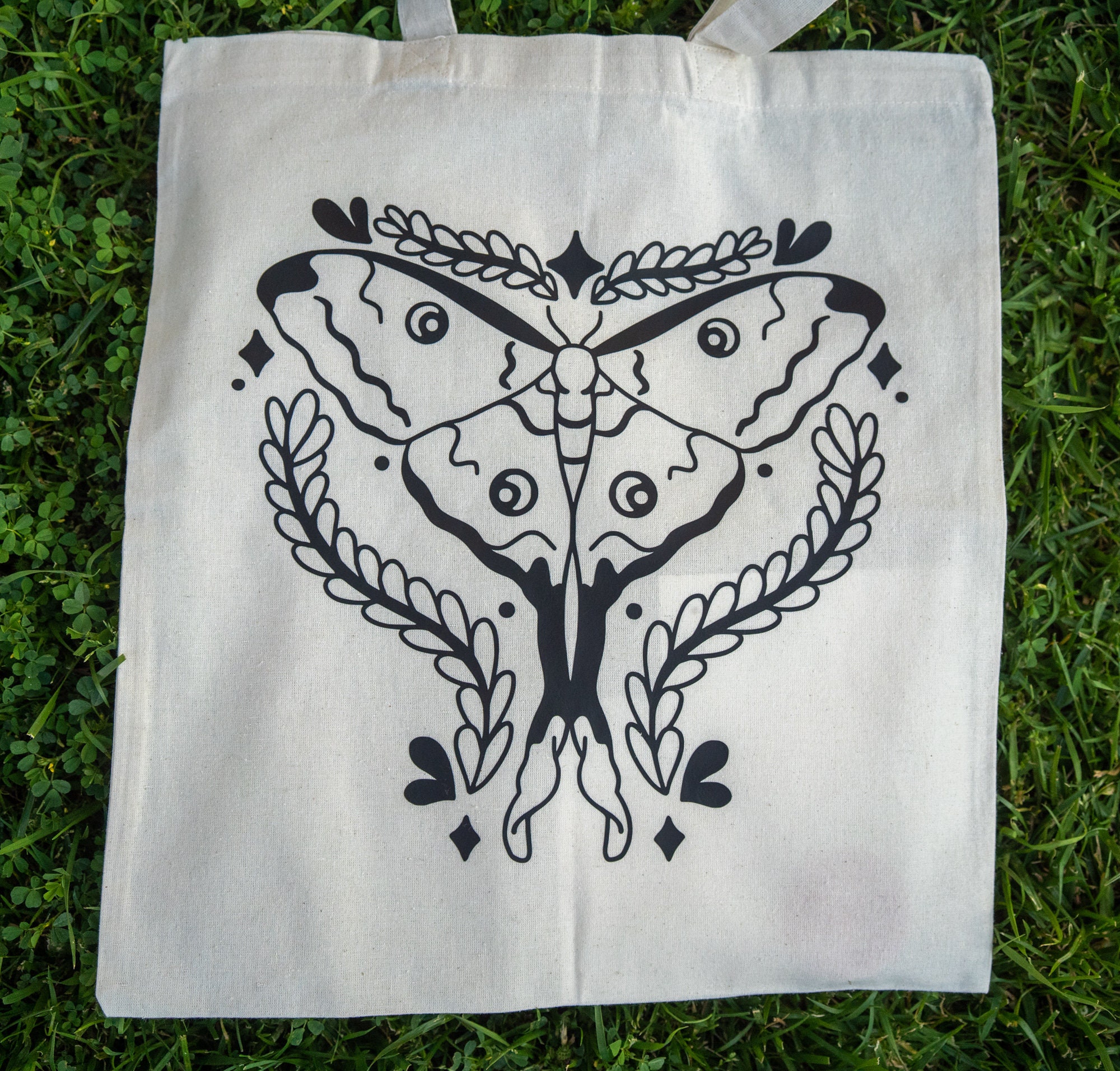 Salem Moth pvc vinyl bag, Crossbody purse with moth