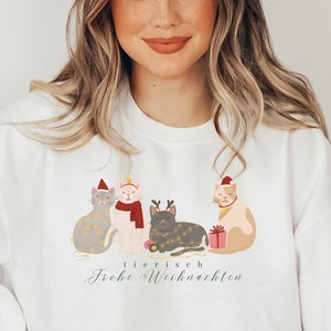 Christmas sweater Catmom | Cat Christmas sweater | Winter sweater for the whole family | Christmas time cat | Christmas gift cat lovers