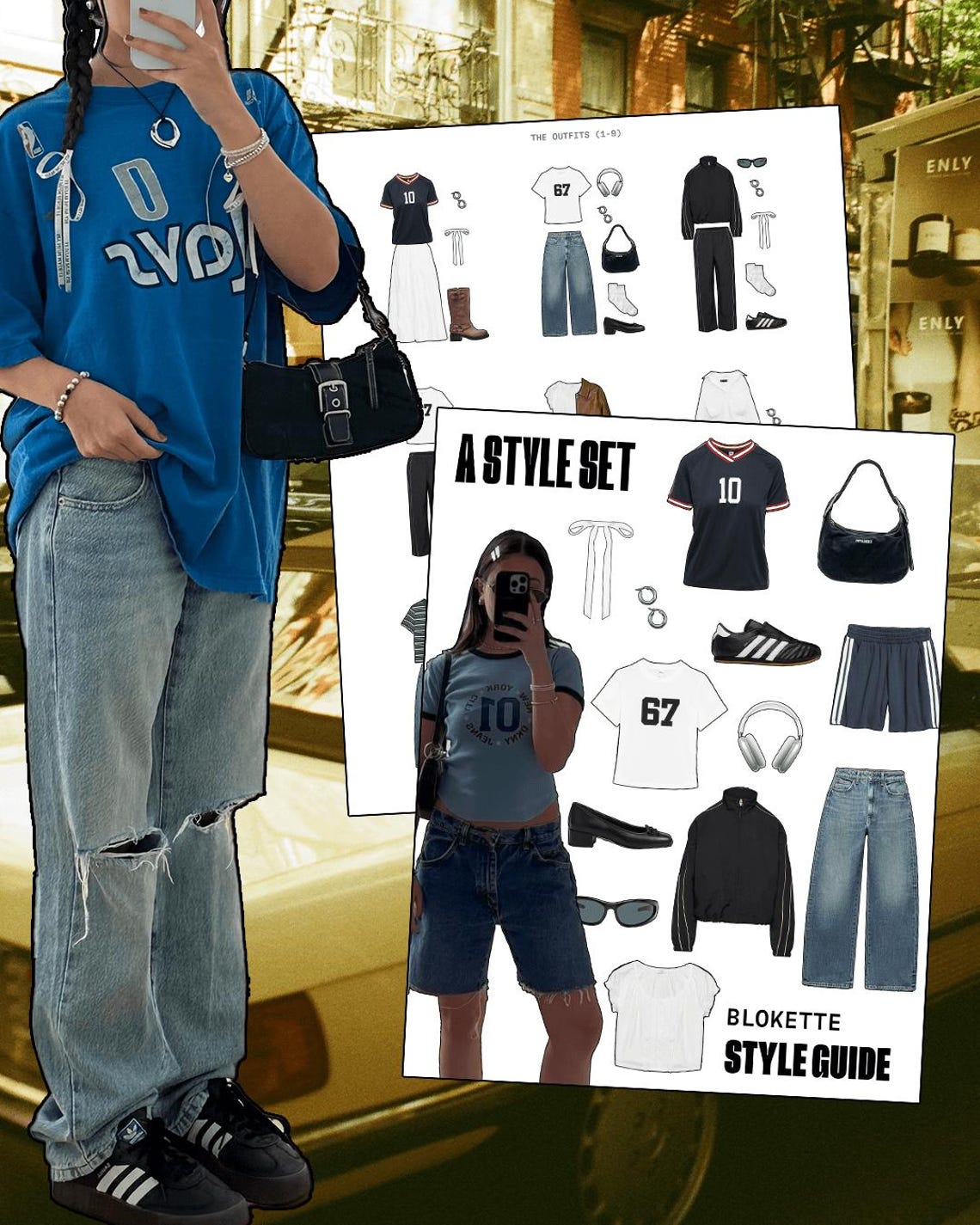 Blokette Style Guide – Sporty Streetwear X Coquette Outfits - Etsy
