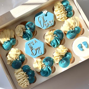 Box of 12 Babyshower cupcakes image 4