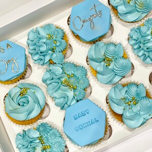 Box of 12 Babyshower cupcakes image 7