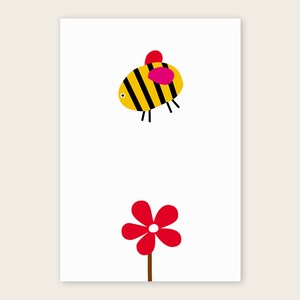 Postkarte "Biene"