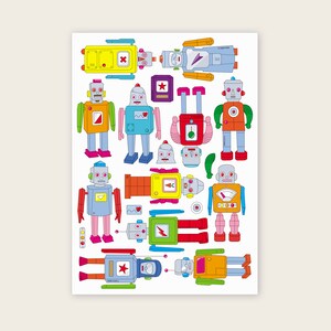 Postkarte "Roboter"