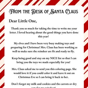 Carta de Papá Noel