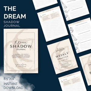 The Dream Shadow Journal | Guided Journal to Work Through Dreams | Personal Growth Journal | Self-Discovery Journal | Digital Dream Journal