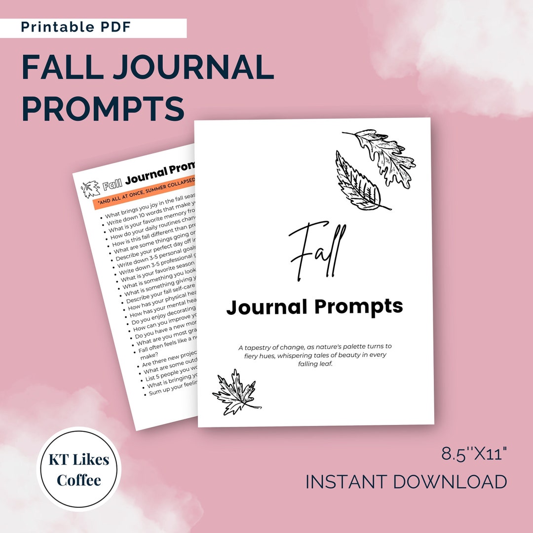 Fall Journaling | Self-discovery Journal Prompts | Fall Shadow Work ...