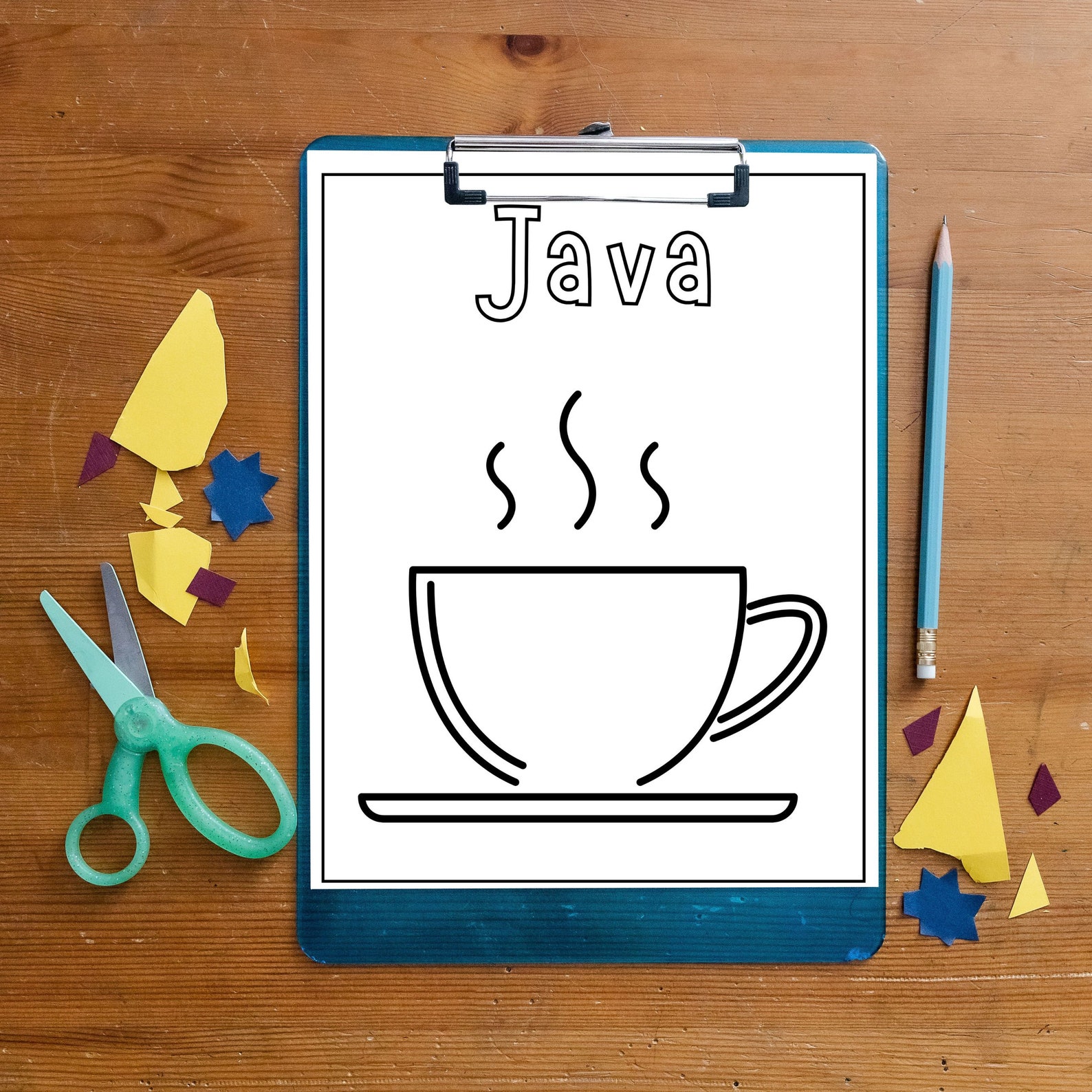 Coffee Coloring Book | Printable Coloring Book for Kids and Adults | 50 ...