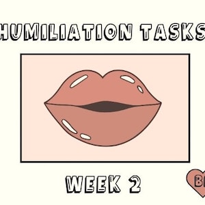 Daily Humiliating Tasks [One Week] Set 2